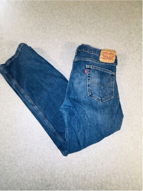 Levi’s 514 Jeans Men 34x30 Blue Straight Fit Medium Wash Denim